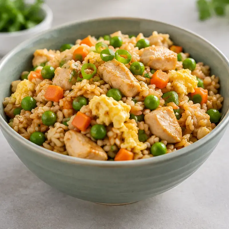Riz cantonais au poulet - plat FRESOA